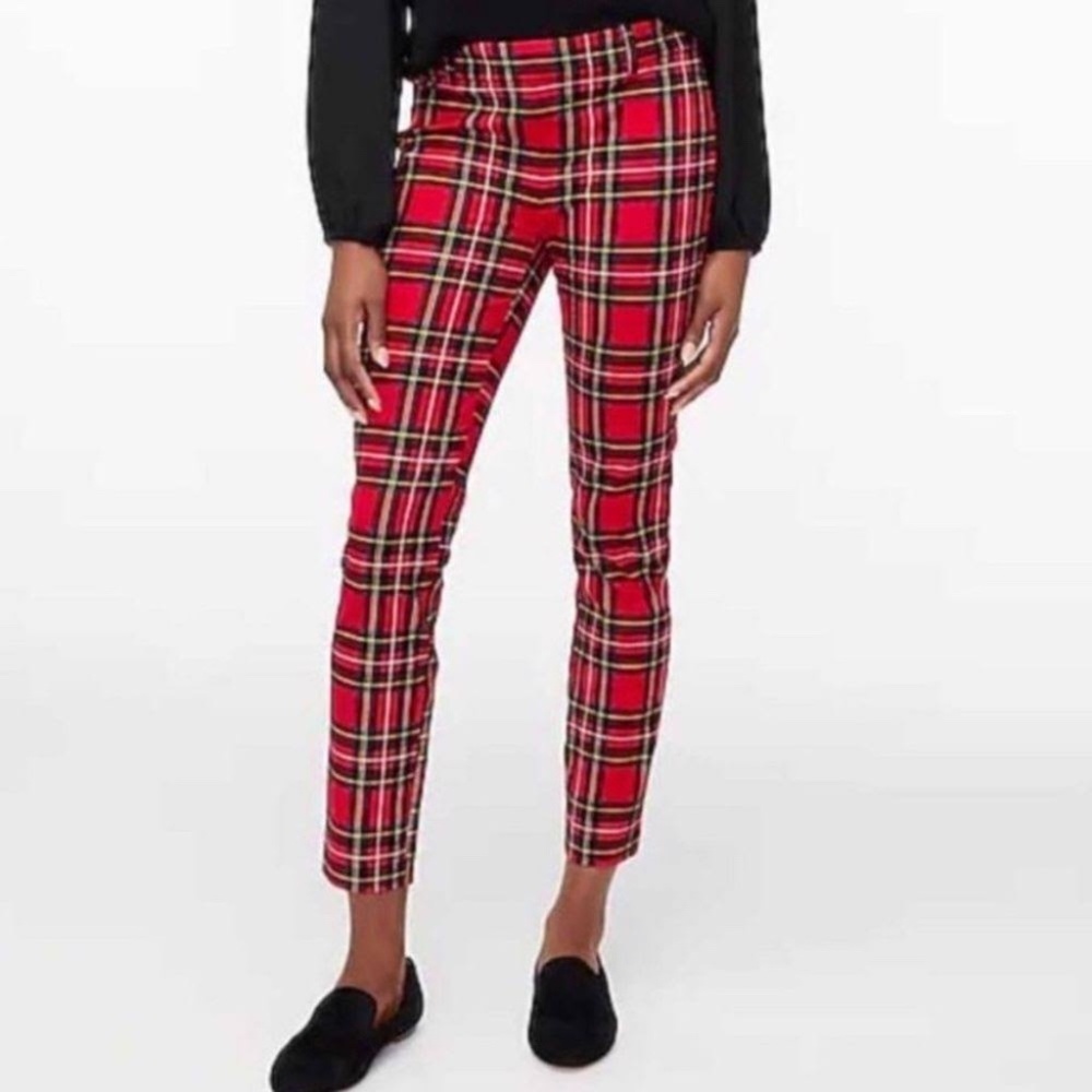 NWT! JCREW Factory! Tartan Winnie pant, size 00!